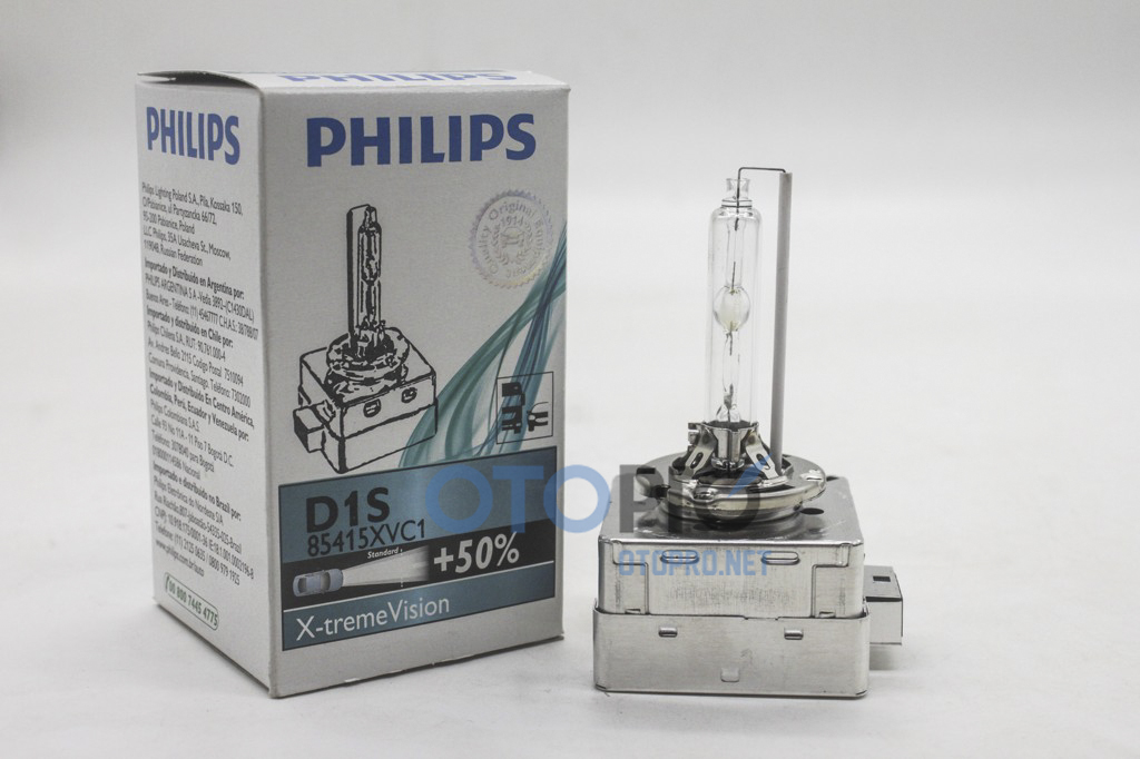 Bóng xenon tăng sáng D1S ánh sáng 4800K Philips chính hãng