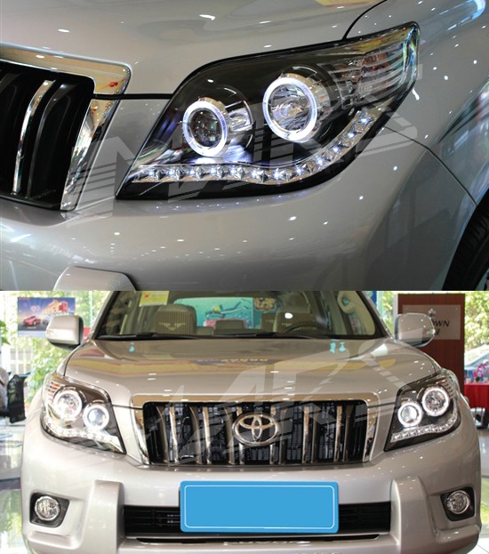 Đèn pha độ LED nguyên bộ cho xe Toyota Prado 2009-2013