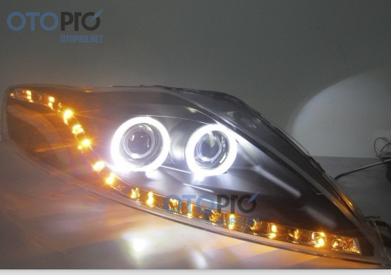 Đèn pha độ LED nguyên bộ xe Mondeo 2009-2012 mẫu 2 bi