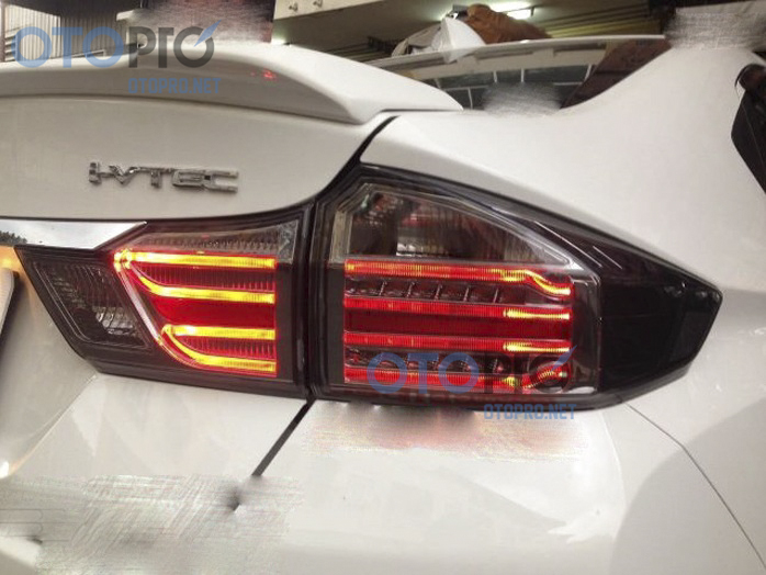 Đèn hậu độ LED nguyên bộ cho Honda City 2014-2016 mẫu MC nhập khẩu Thái Lan
