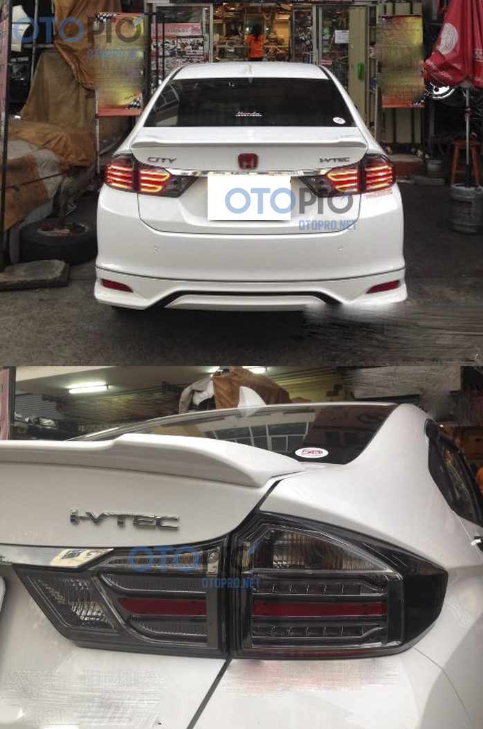 Đèn hậu độ LED nguyên bộ cho Honda City 2014-2016 mẫu MC nhập khẩu Thái Lan