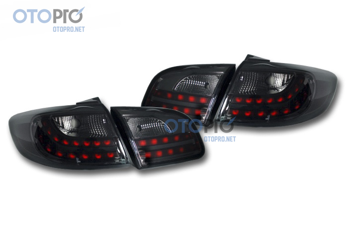 Đèn hậu LED nguyên bộ cả vỏ Santafe CM mẫu Audi Q7 khói
