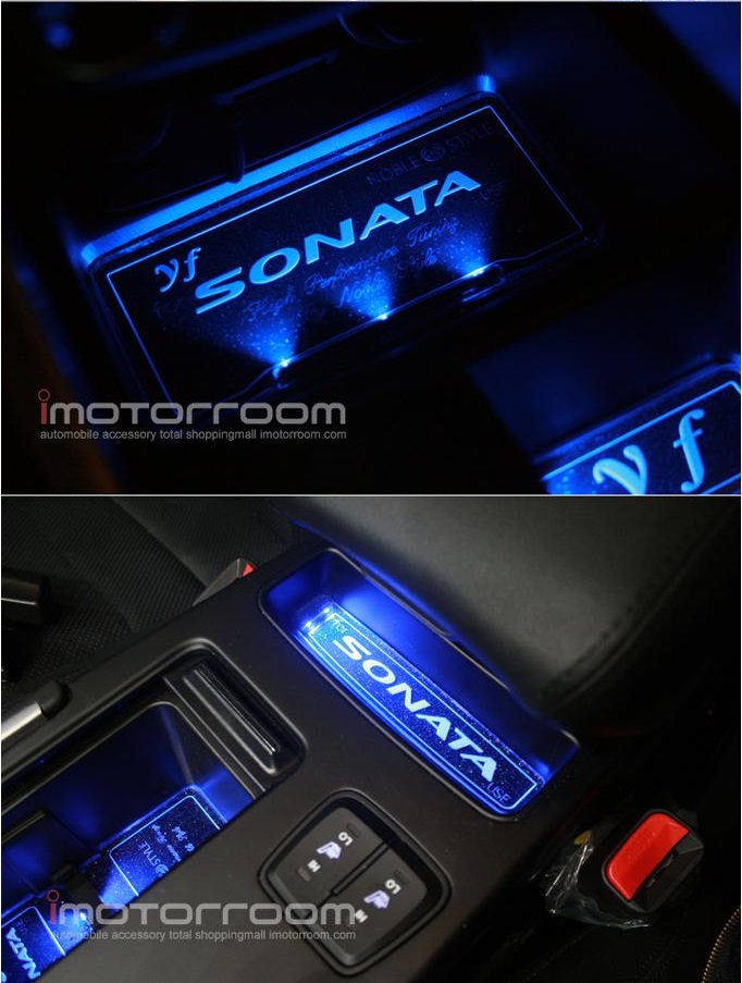 LED cốc để đồ cho xe Sonata YF