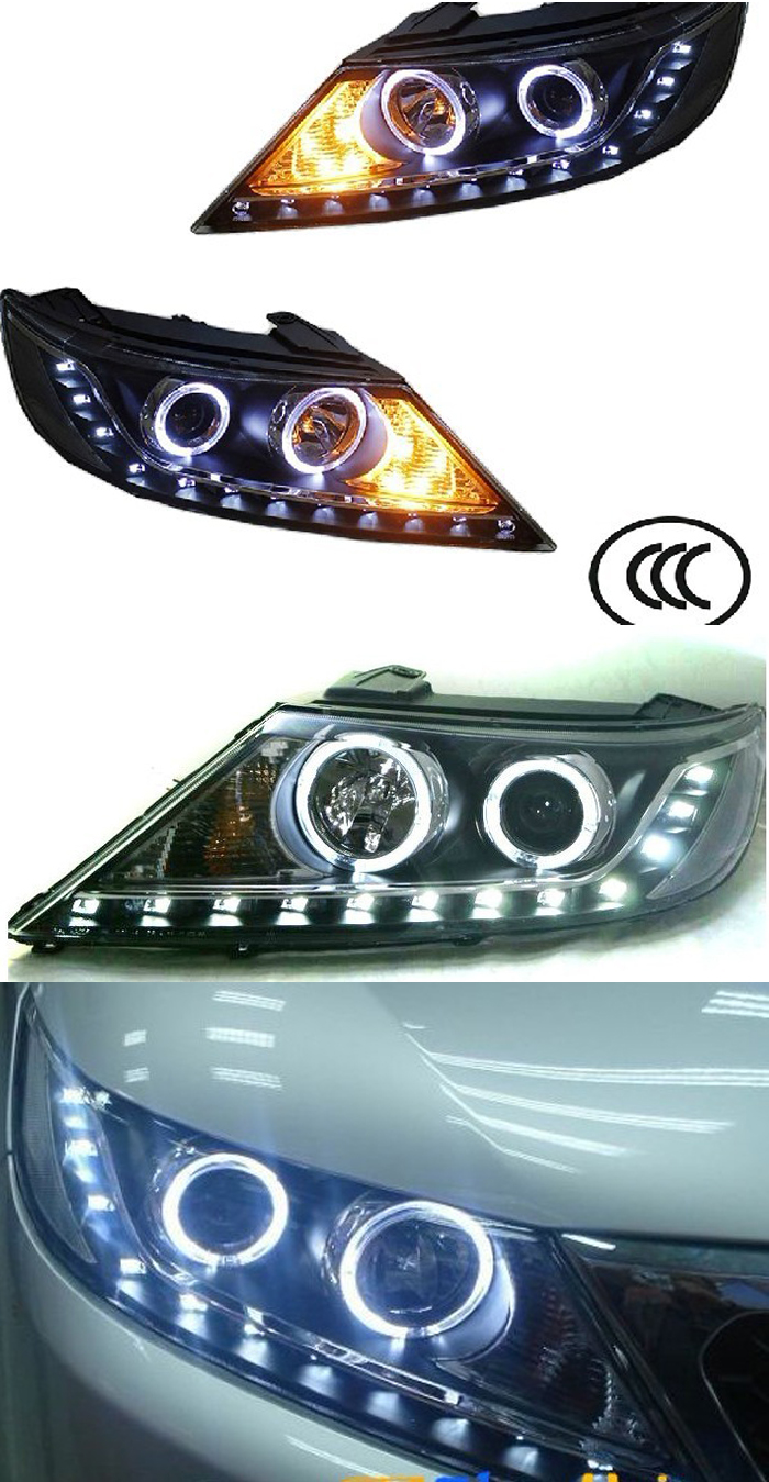 Đèn pha LED nguyên bộ cả vỏ kèm Projector cho Kia Sorento 2012