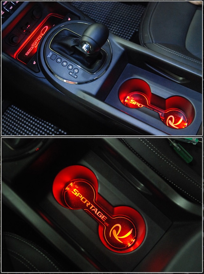 LED cốc để đồ cho xe Sportage R