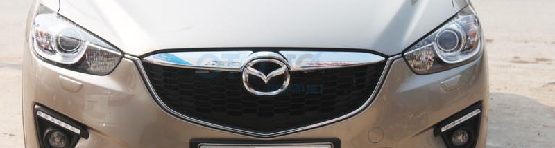 Ốp mặt ca lăng mạ Crom cho xe Mazda CX 5