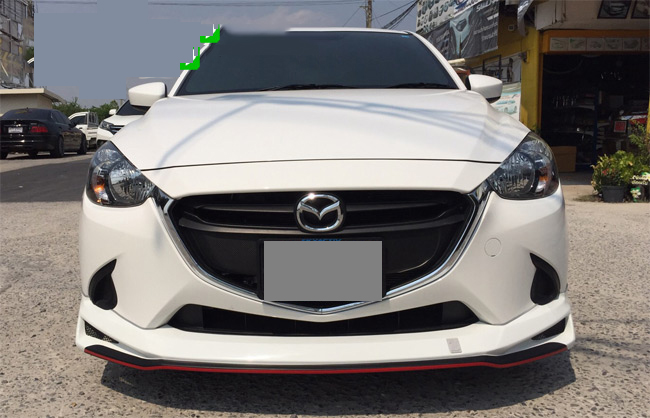 Body Kits Mazda 2 (2015) Mẫu Driver 68  5 Cửa