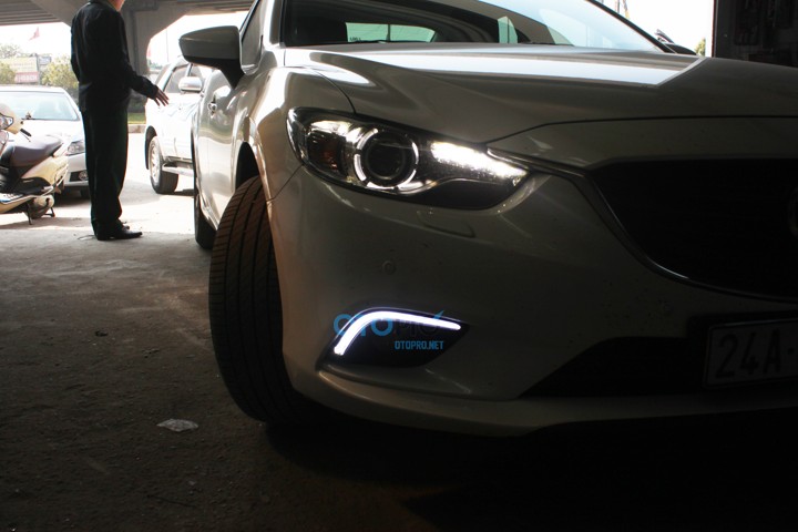 Đèn gầm LED DRL cho Mazda 6 2014 mẫu khối