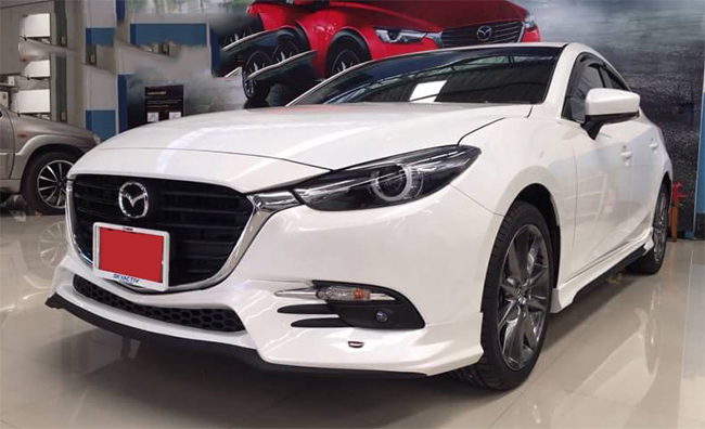 Bodylip cho xe Mazda 3 2017 sedan 4 cửa mẫu JAP