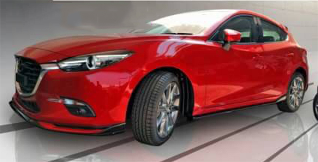 Bodylip cho xe Mazda 3 2017 sedan 5 cửa mẫu Speed