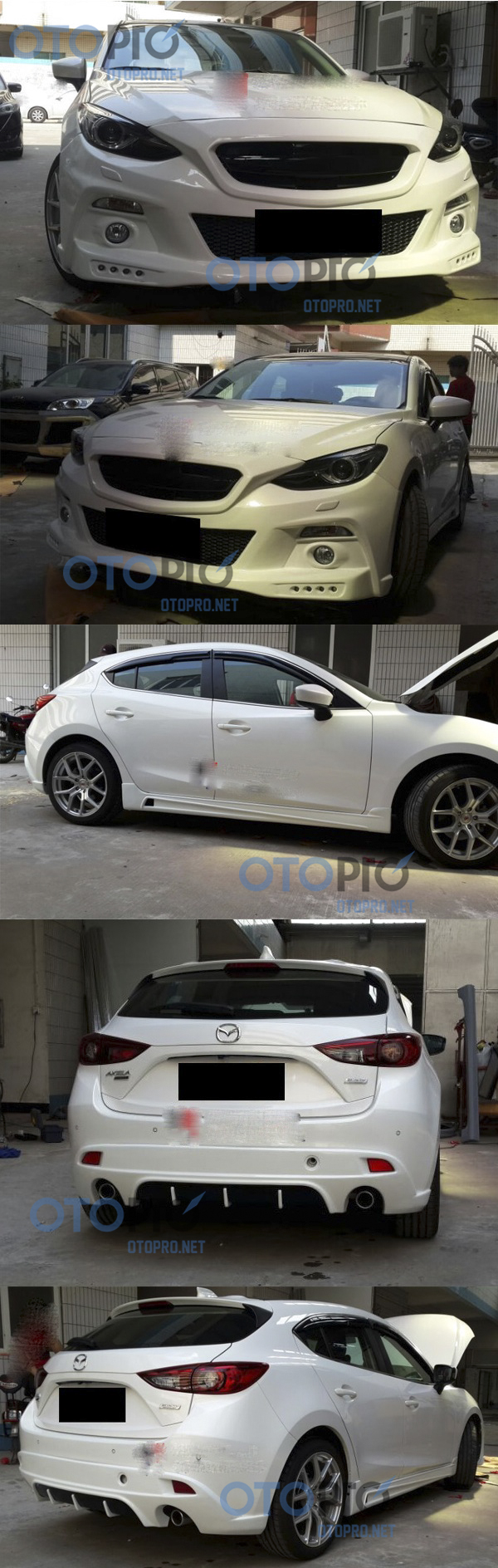 Bodylips cho xe Mazda 3 Hatchback 2015 mẫu Autoexe