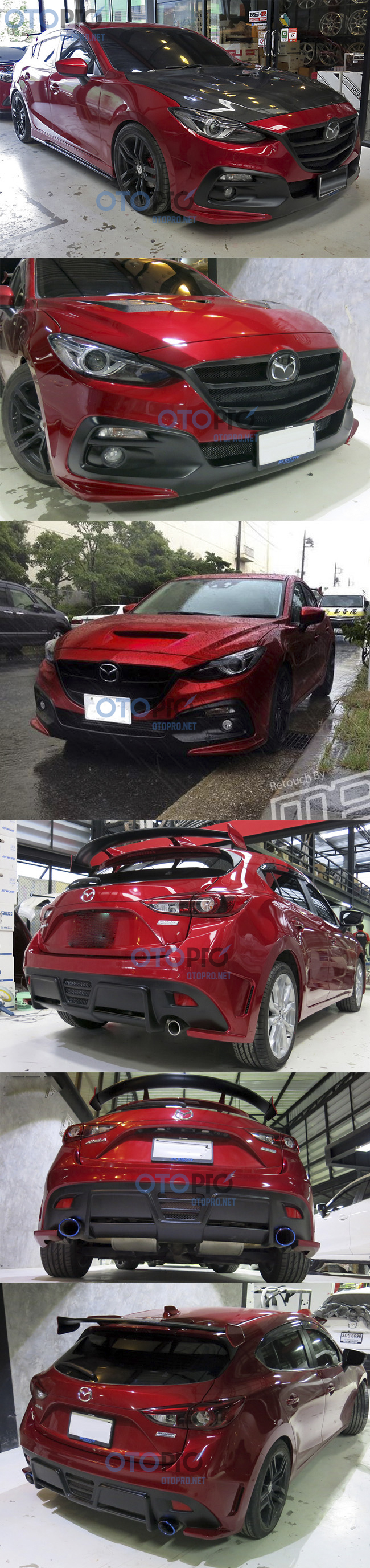 Bodykits cho xe Mazda 3 Hatchback AllNew mẫu Knight Sport