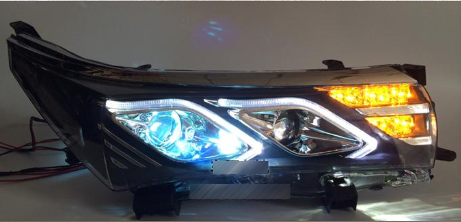 Đèn pha độ LED nguyên bộ xe Altis 2014-2016 mẫu Mercedes