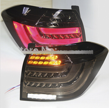 Đèn hậu độ LED nguyên bộ xe Highlander 2012-2013 đen khói