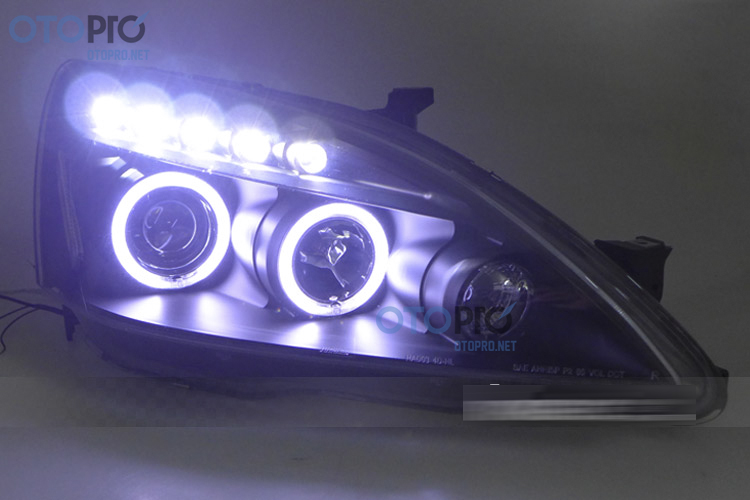 Đèn pha độ LED nguyên bộ cho xe Honda Accord 2.4 đời 04-07 mẫu 1