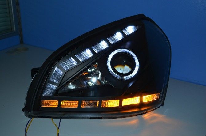 Đèn pha độ LED nguyên bộ cho xe Hyundai Tucson 2004-2008